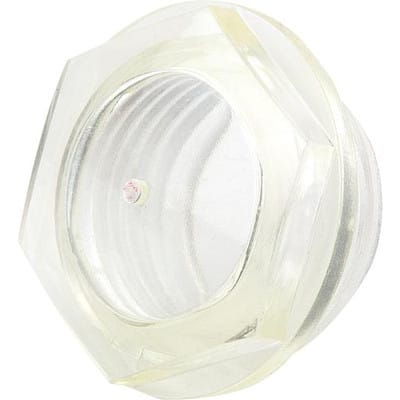 ÖLSCHAUGLAS D1=G1_1/4, D=51, FORM:A OHNE REFLEKTOR, THERMOPLAST