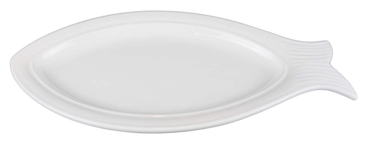 Porzellanteller/schalen, Fischmotiv, 6er-packung
