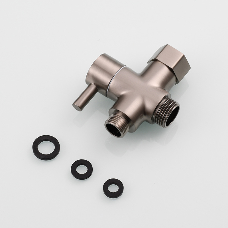 3-wege-ventil Aus Massivem Messing, 3/8"-adapter-umstellventil, Kompatibel Mit Wc-toiletten