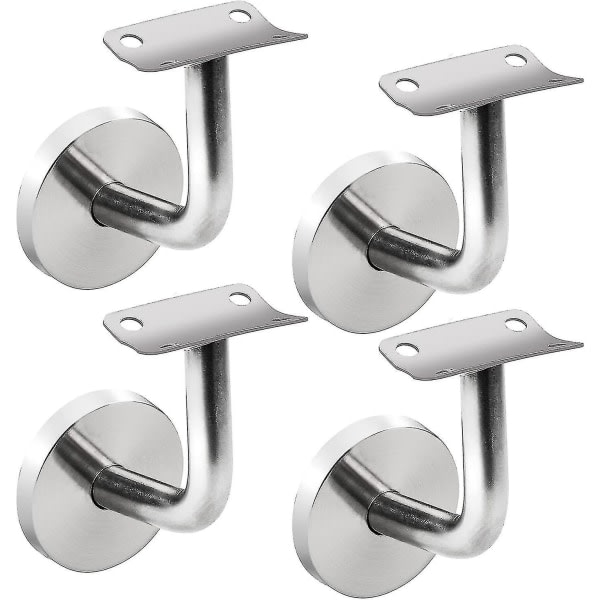 4 Stück Wandhalterungen Für Handläufe, Handlaufhalter Aus Edelstahl, Kompatibel Mit Treppen
