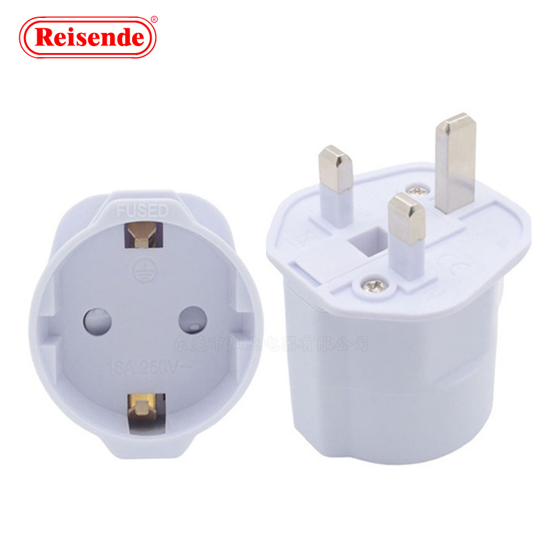 2x Reiseadapter Kompatibel Mit England – Reisestecker Eu Auf Steckdose – Reisestecker Weiß