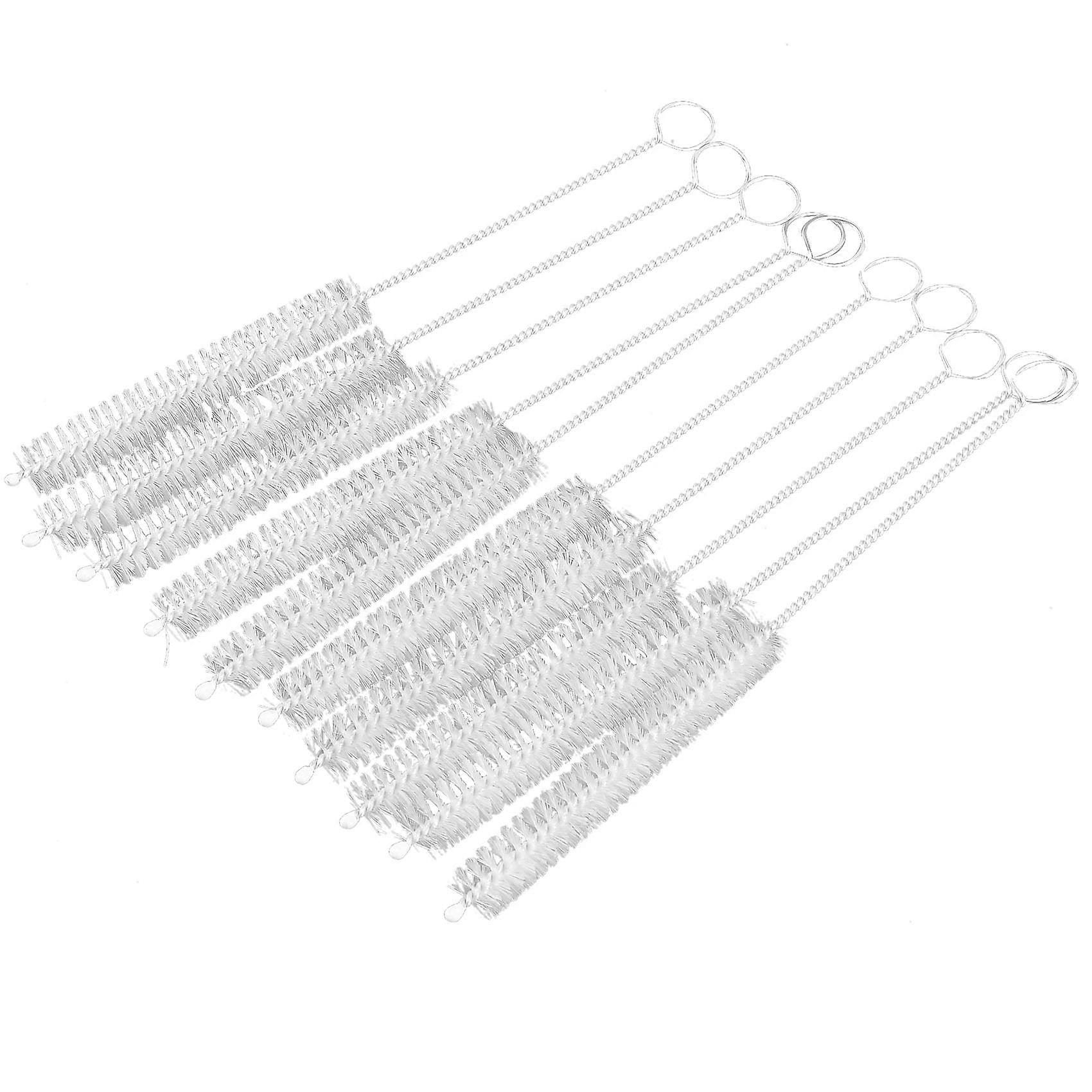10 Stück 10 Mm Durchmesser Chemikalien-reagenzglasflaschen Nylon-waschbürste Werkzeug H