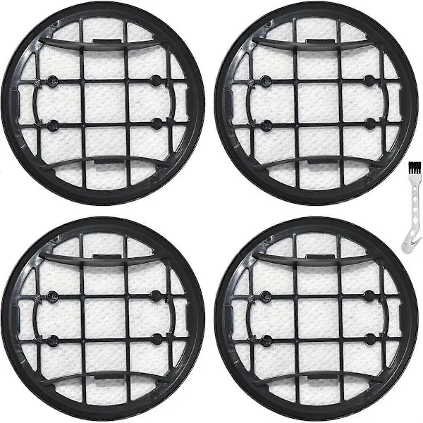 4er-pack Hema-ersatzfilter Für Saugroboter Der Serien 7000 Und 8000 (xc7053, Xc7055, Xc7057), Schwarz