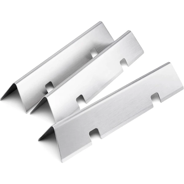 Flavorizer Bars 3er-pack Edelstahl-grillplatten Für Weber Spirit Ii 200 Serie E S210 S220 Modelle Silber