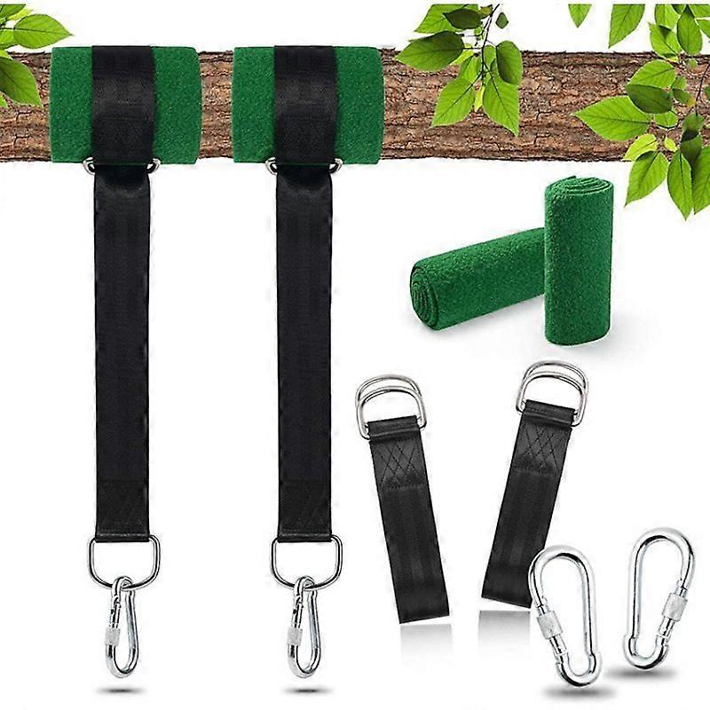 Extrem Robuste Hängematte Mit 150 Cm Langer Aufhängung Und D-ring – Inklusive Zwei Karabinerhaken – Maximale Traglast 500 Kg. Die Befestigungsleinen Sind Mit Gartenschaukeln Kompatibel.