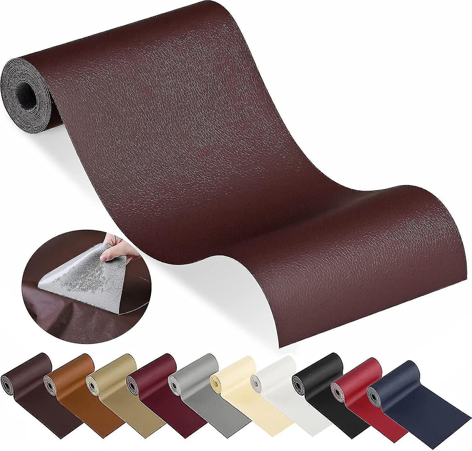 Selbstklebender Lederreparaturflicken Für Sofa, Autositz, Sessel – 25 X 60 Cm – Schwarz