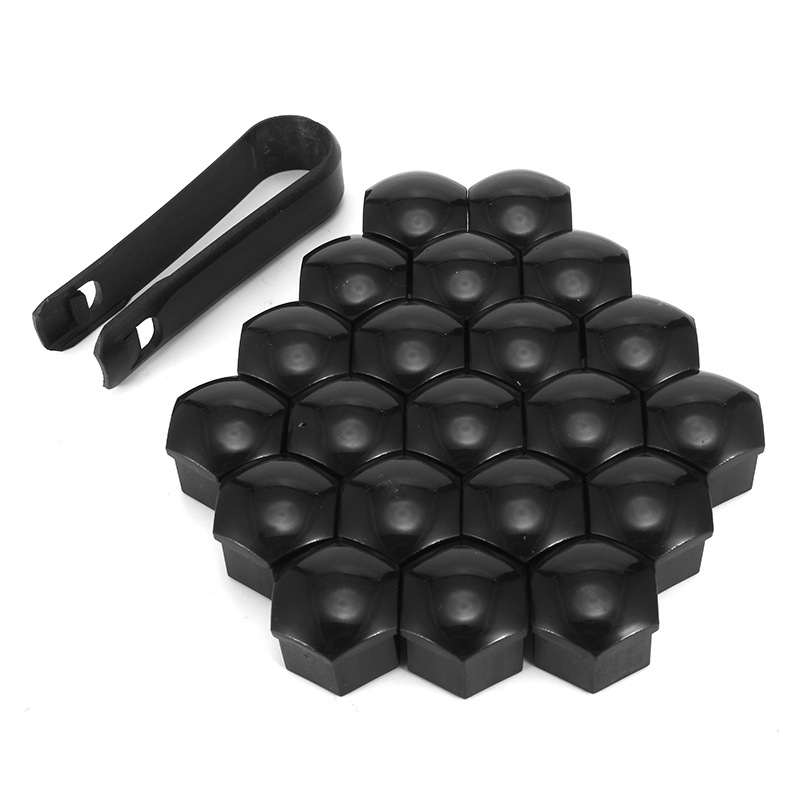 17 Mm, 20 Stück/lot, Radmuttern-zentralmutternabdeckung, Kompatibel Mit Vw, Audi, Skoda Und Seat, 8d0012244a Sechskantschraube