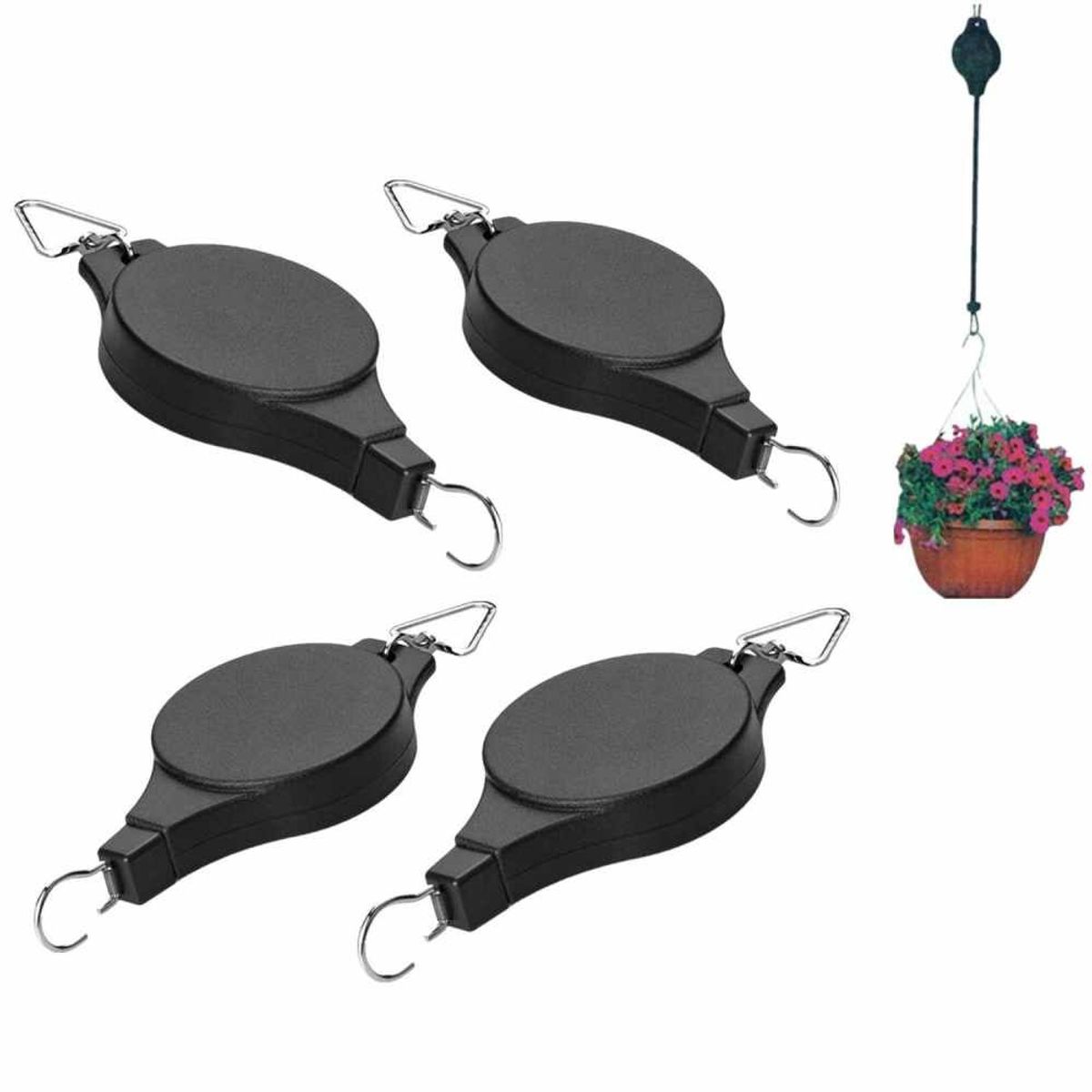 Hängekorb-pflanzenhalter, Rollhakenhalter, Einziehbar, Robust, Leicht, Klb