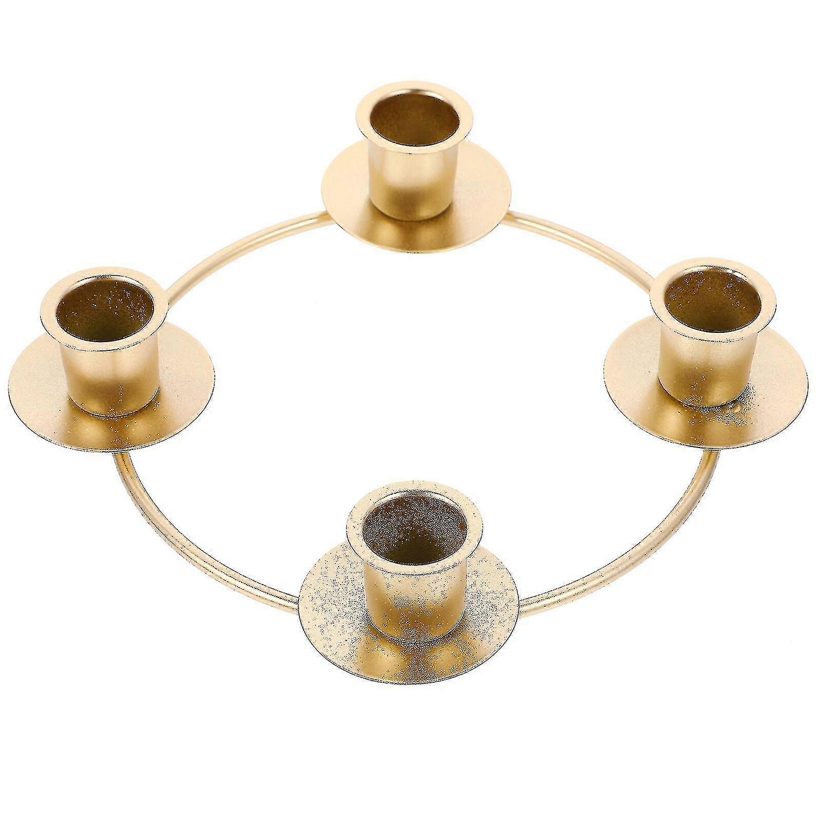 Adventskerzenkranz, Eiserner Kerzenständer, Ringförmiger Kerzenständer, Adventskerzenständer