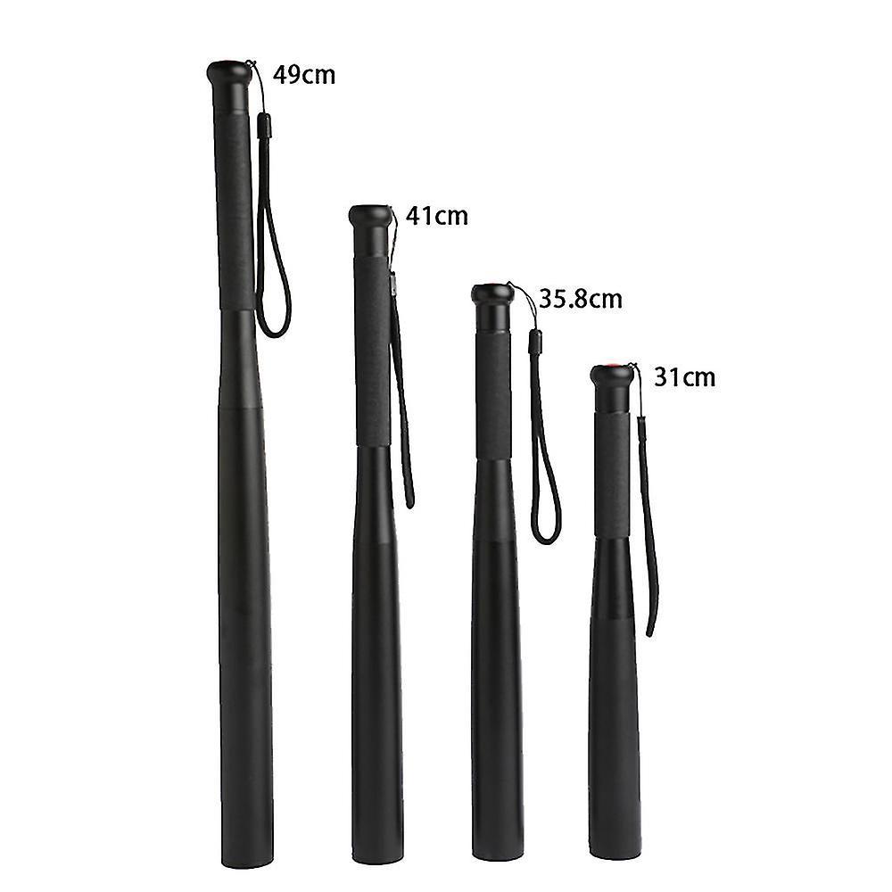 Superhelle 49 Cm Baseballschläger-led-taschenlampe, Automatische Notfall-taschenlampe – Schwarz