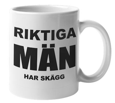Tasse – Echte Männer Haben Bärte.