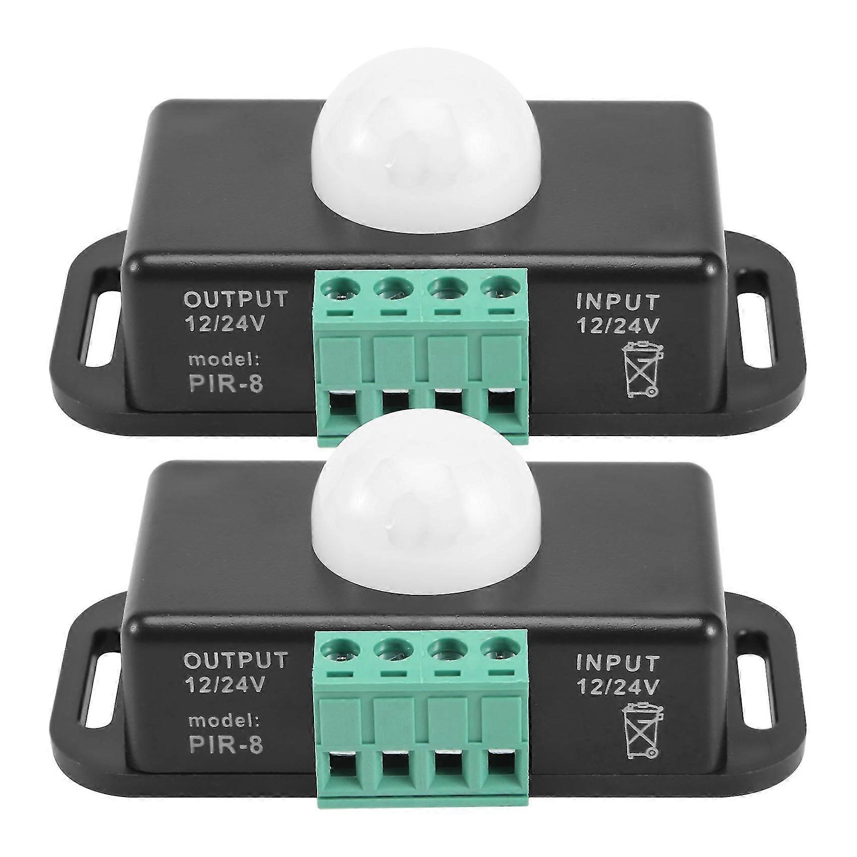 Bewegungsmelder-schalter, 12v/24v Pir-sensor-led Für Flexible Led-streifen, 2er-pack