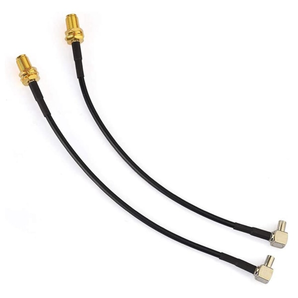 4g-antennen-adapterkabel (kleine Buchse Auf Ts9-stecker), 15 Cm, 2 Stück, Kompatibel Mit Routern Mit Externer Antenne E5372 Und E5577.