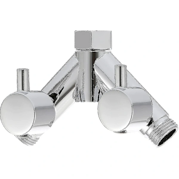 Kupfer-umstellventil, Duschabsperrventil, 2-wege-y-anschluss, 1/2 Zoll, Kompatibel Mit Duschschlauch Und Duschkopf, Chrom