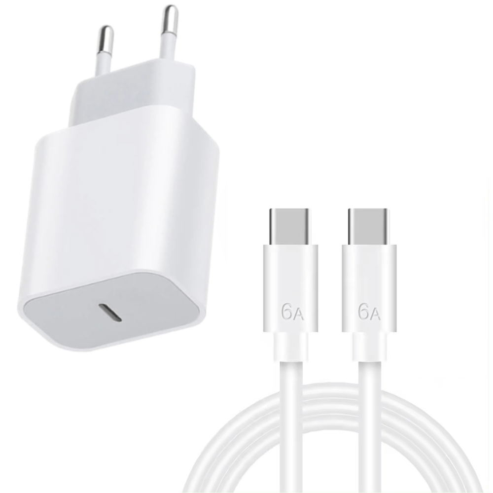 Samsung Schnellladegerät Usb-c 20w Netzteil + 2 Meter Kabel 6a