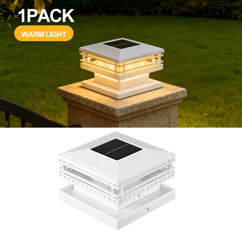 2er-pack Solarleuchten (passend Für Pfosten Und Pfostenkappen) Weißqq