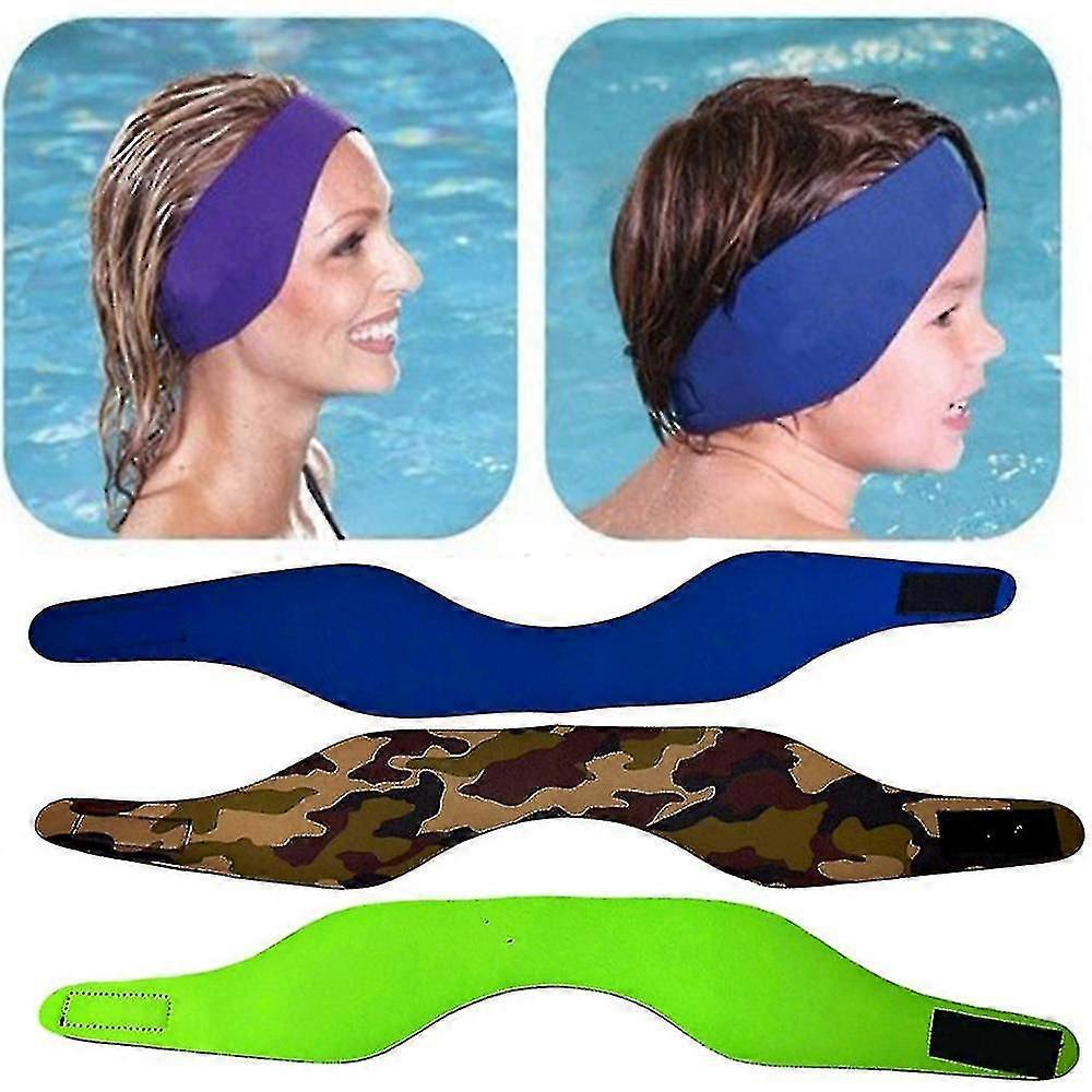 Verstellbarer, Wasserdichter Ohrstöpsel, Geeignet Zum Schwimmen Und Tauchen, Mit Kopfband, Ohrstöpsel Für Kinder, Gehörschutz Für Wassersportarten, Schwimmausrüstung, Cysuper Geschenk, Blau