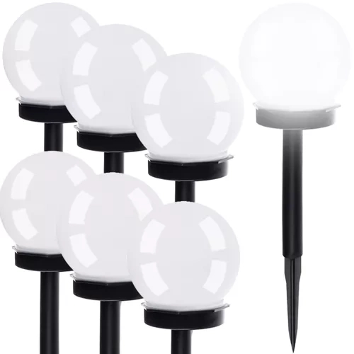 Solar-gartenleuchte, Kugel, 6er-set 23562