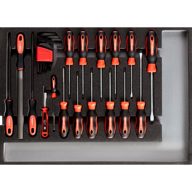 R22350002 Werkzeugsatz Schraubendreher + Feilen CT-Modul 26-teilig