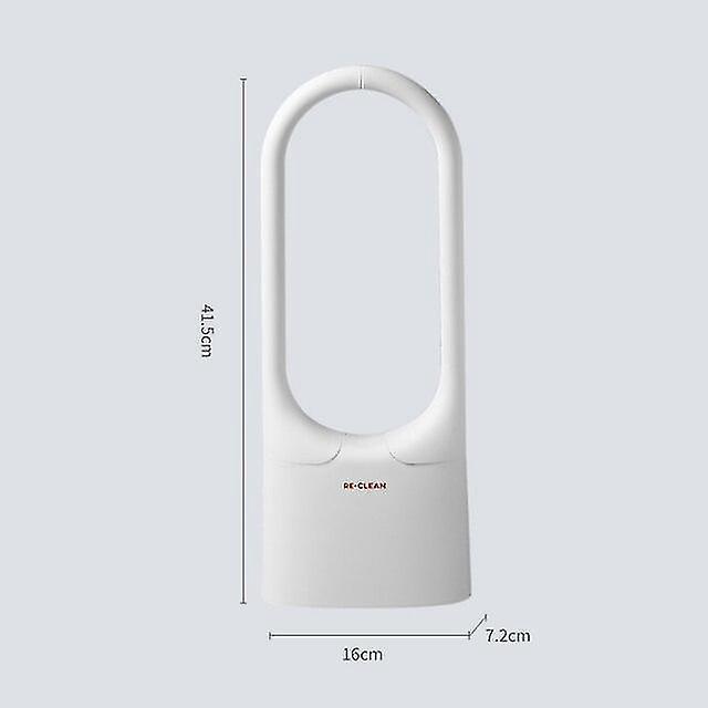 Wandmontierte Wc-bürste Für Wc-zubehör, Doppelbürstenkopf Aus Tpr-nylon, Haushaltsreinigungsset, Badezimmerzubehör, Weiß