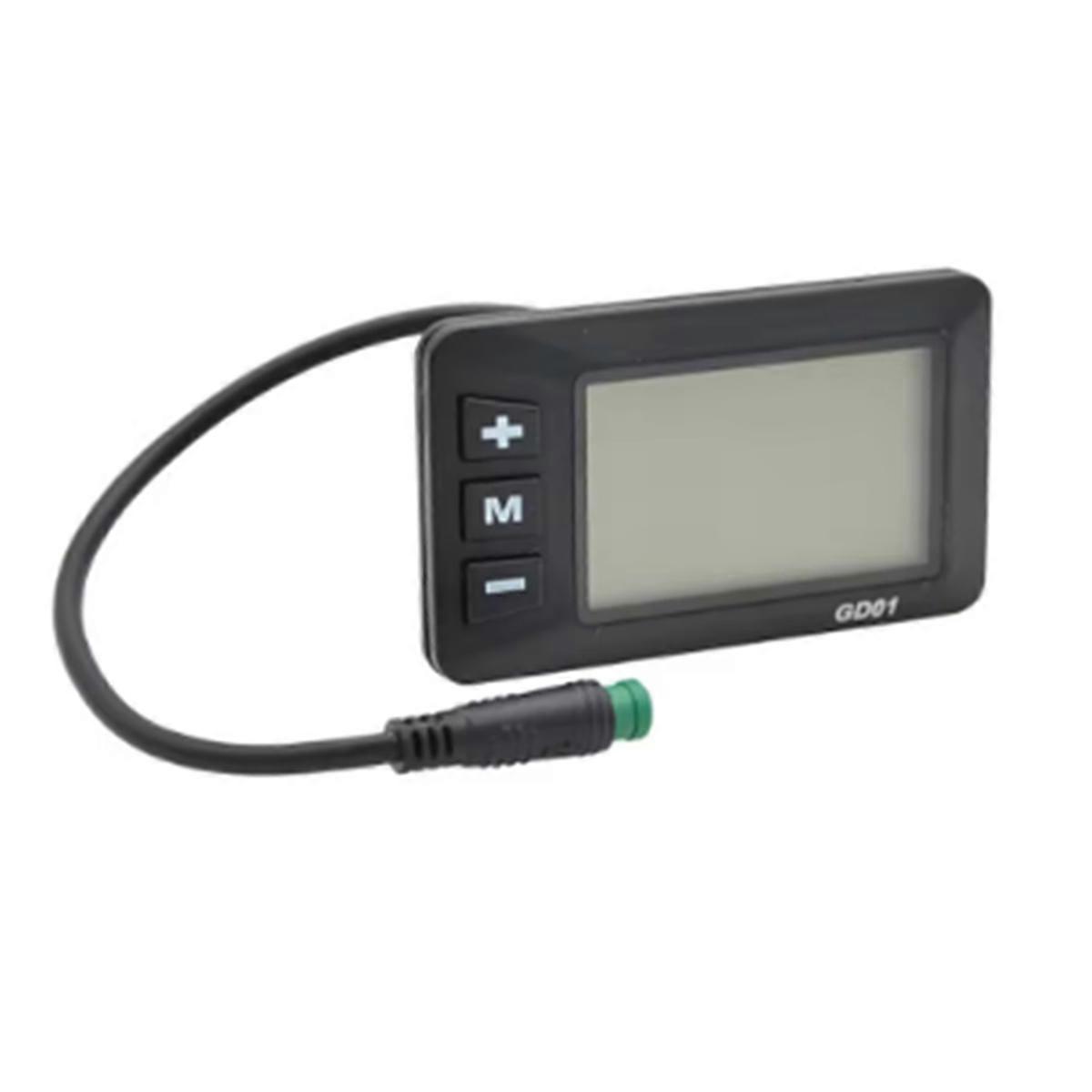Lcd-display Gd01 Für Elektrofahrräder, Wasserdicht, Unterstützt Mehrere Spannungen (24 V/36 V/48 V) Mit Smart-bat-funktionen
