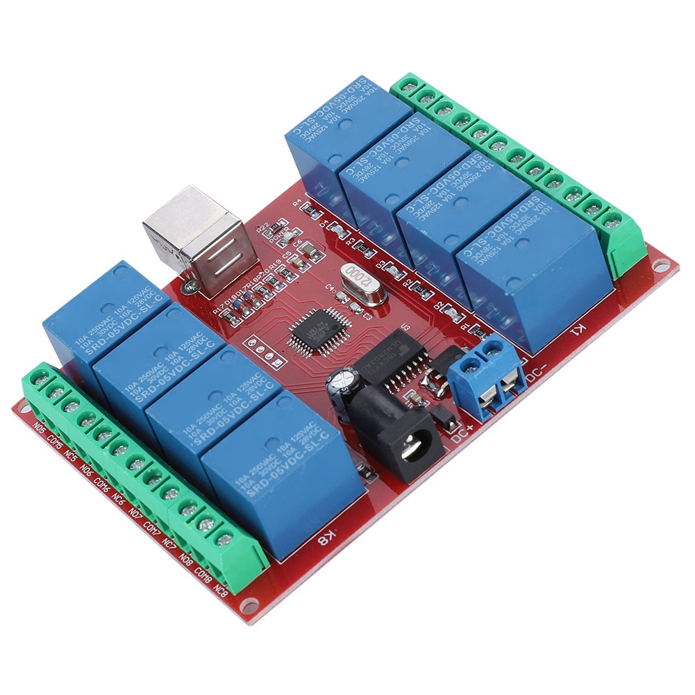 8-kanavainen 5v Computer Usb Smart Control Steuerrelaismodul, Kostenloser Treiber