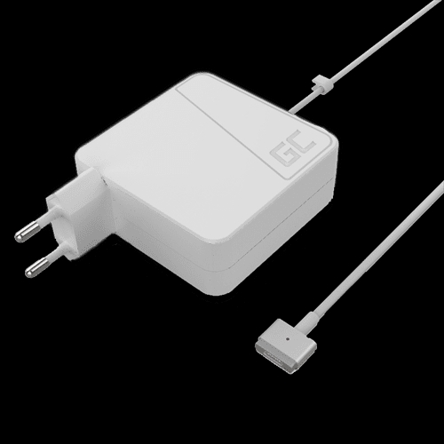 Green Cell Macbook Pro Ladegerät 60w, Magsafe 2, 4,6a – Weiß