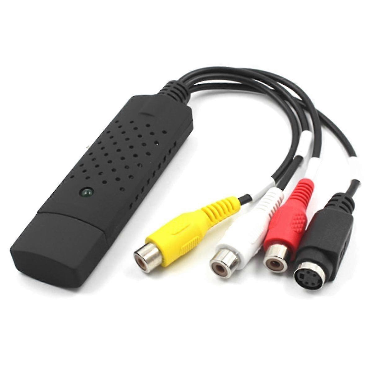 Usb-videoaufnahmekarte, Audio- Und Videokonverter, Kompatibel Mit Rca-zu-usb-konverter, Mini-dv, Videorecorder, Hi8, Dvd-zu-digital-konverter