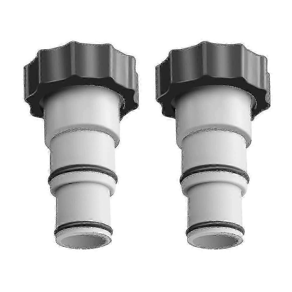 2er-pack Intex A-serie Schlauchadapter Mit Gewindekragen Und O-ringen (32 Mm Schläuche Auf 38 Mm)