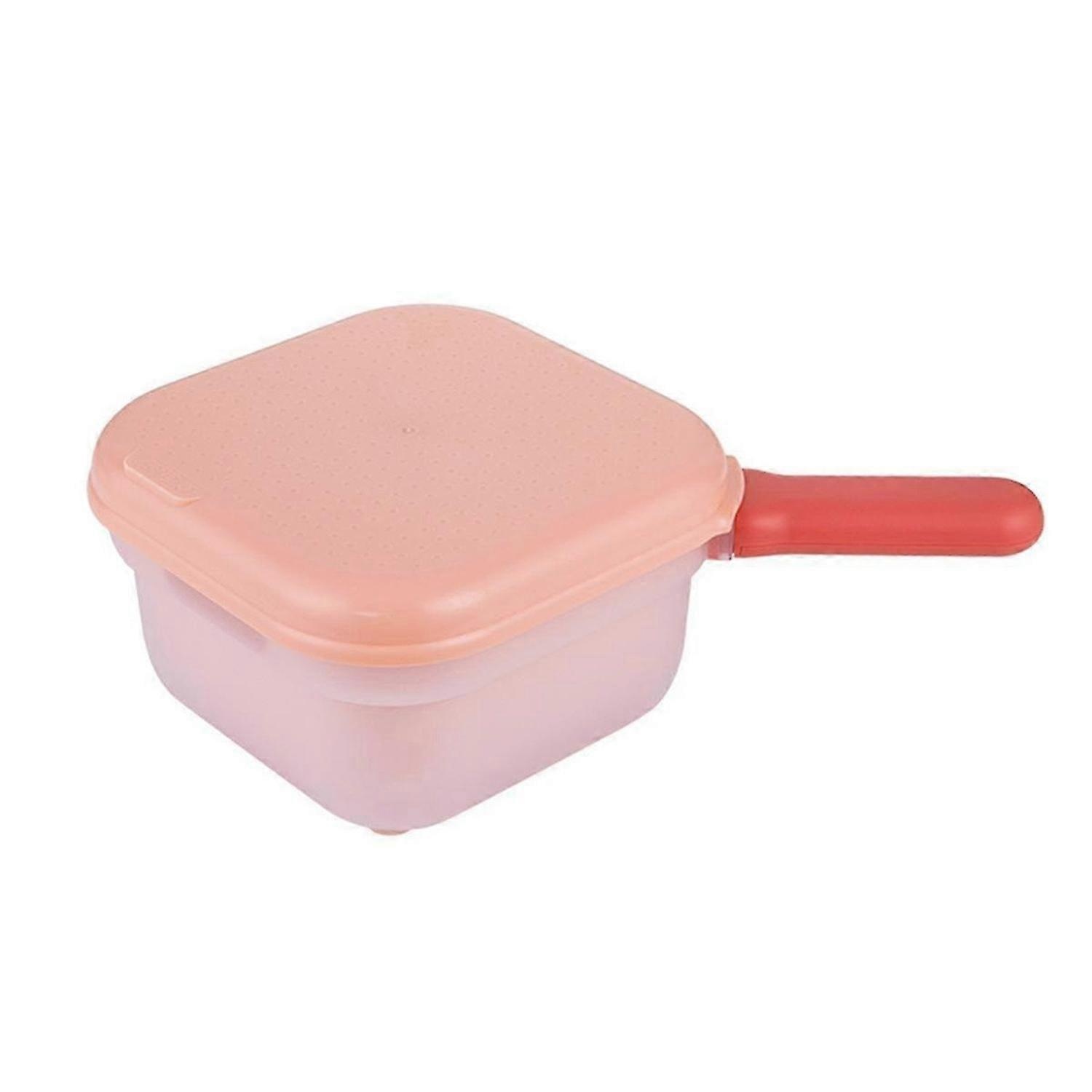 Gemüseschneider Mit Abtropfkorb, Spülbeckenkorb Für Gemüse, Gemüseaufbewahrung Für Die Spüle, Rosa
