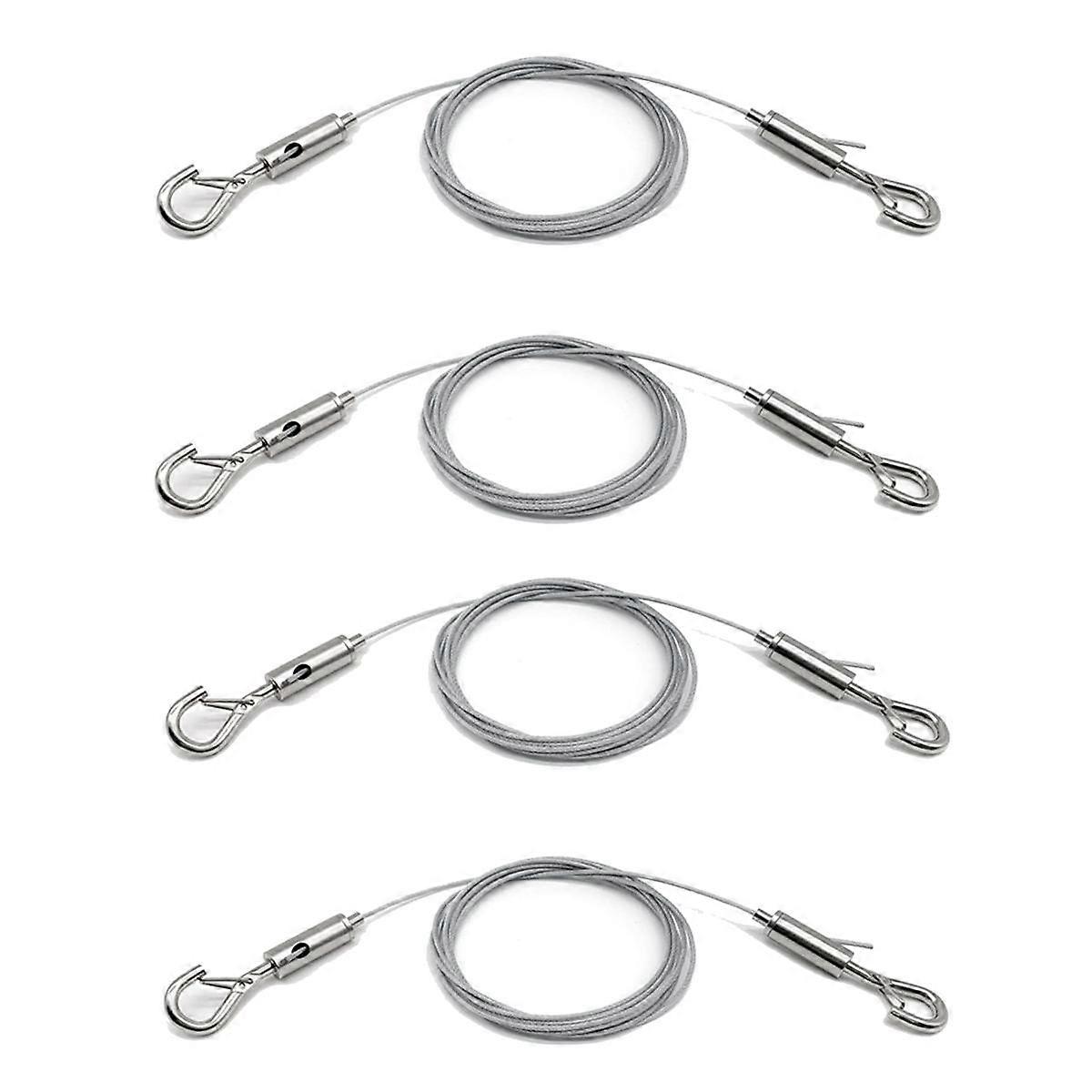 Verstellbarer Bilderaufhängedraht Für Hochbelastbare Halterungen Bis 22,5 Kg, 2 M X 1,5 Mm Edelstahl