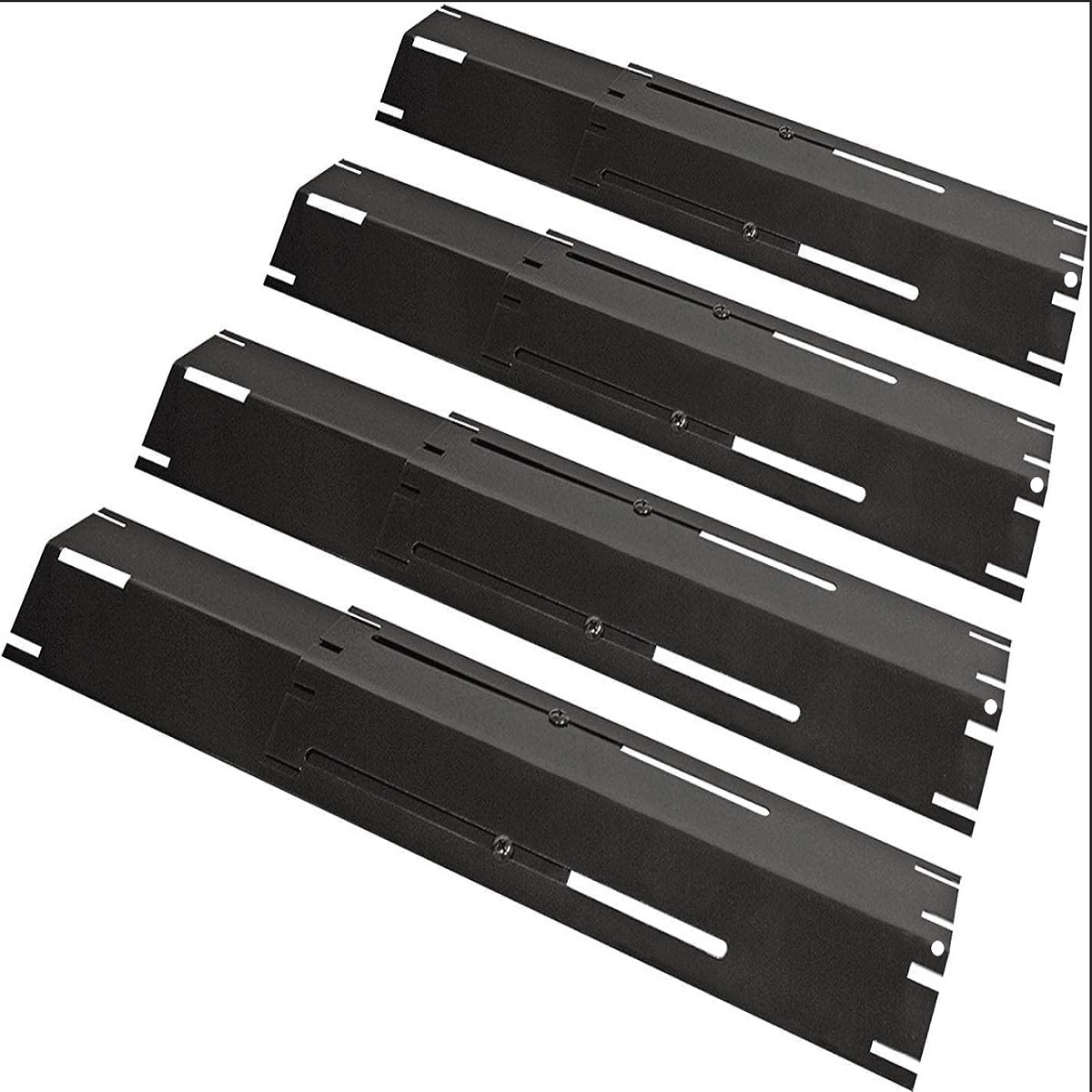 Tcgg 4-teiliges Verstellbares Hitzeschild-set – Heizplatten-set 30–53 Cm, Kompatibel Mit Gasgrills – Universelle Ersatzteile, Kompatibel Mit Den Meisten Gasgrills