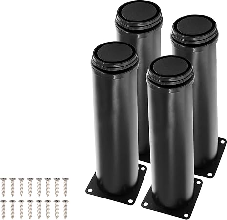 Stück Verstellbare Edelstahlfüße, 100 Mm, Möbelfüße, Schwarze Bettfüße, Küchenschrankfüße, Sofafüße