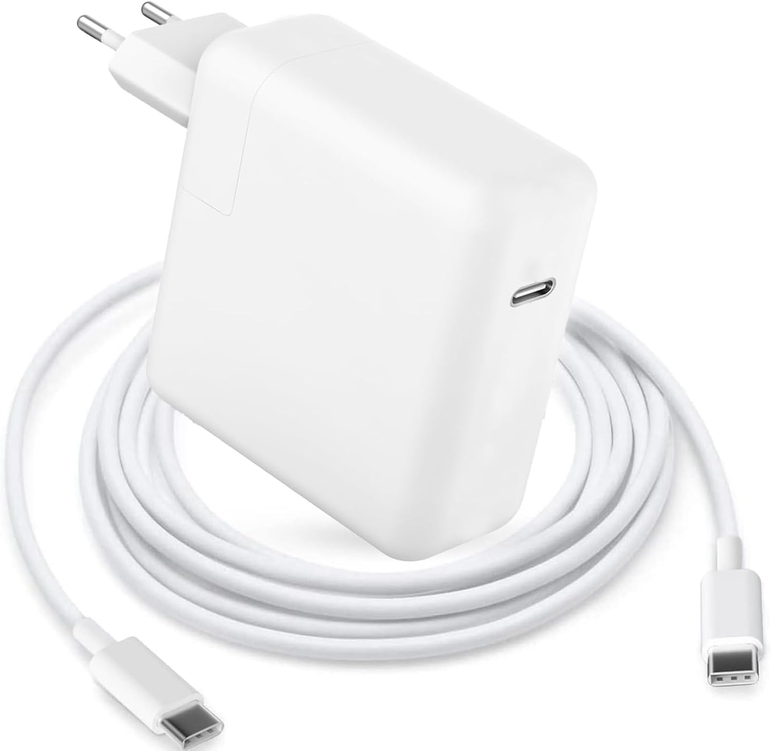 96-w-usb-c-schnellladegerät, Typ-c-netzteil Kompatibel Mit Macbook Pro 16/15/14/13 Zoll, Kompatibel Mit Ipad Pro 12,9/11 Zoll, Mit 2 M Usb-c-zu-c-kabel
