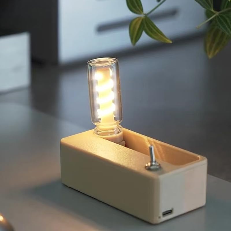 Mechanisches 3d-gedrucktes Nachtlicht Mit Dekompressionsfunktion, Kreative Magnetische Wendetischlampe, Gedrucktes Wiederaufladbares Led-nachtlicht Mit Fidget-funktion, Kompatibel Mit Kindern Und Erwa