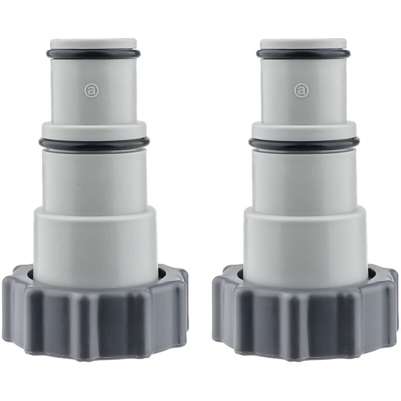 2-teiliger Poolschlauchadapter, Außengewinde-poolanschlüsse, Kompatibel Mit Poolablaufpumpen, Kompatibel Mit 1,5"- Und 1,25"-schläuchen – Serie A