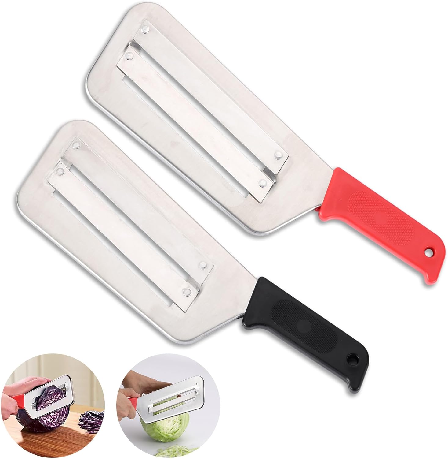 Stück - Kohlschneider - Multifunktionales Gemüsemesser - Gemüseschneider - Küchenmesser - Küchenutensil - Kohlschneider/reibe Aus Edelstahl