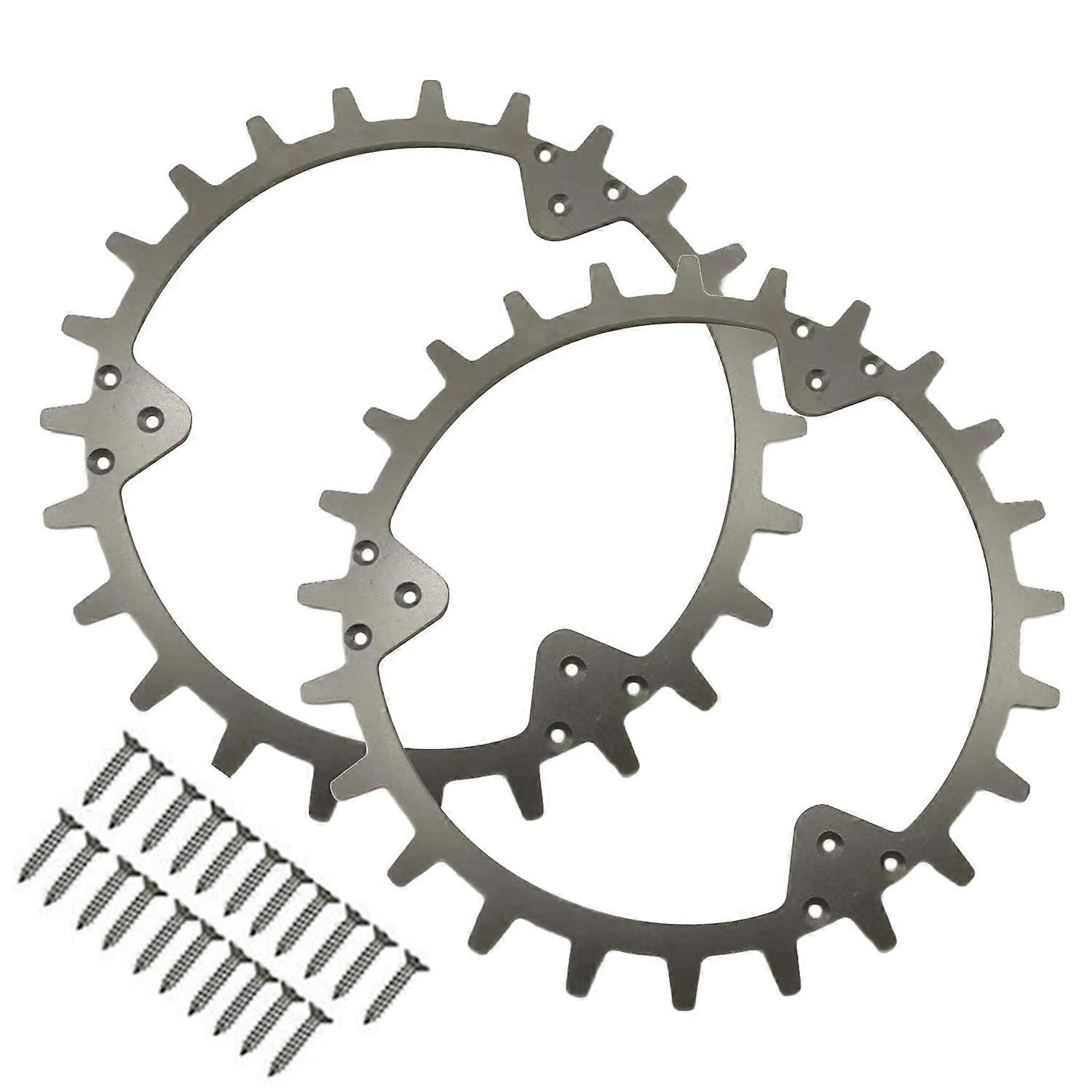 Tlwh-02 2 Stück Rutschfeste Spikes, Kompatibel Mit Husqvarna Automower 315, 310 Und 305 Rasenmähern, Inklusive 21 Selbstschneidenden Schrauben