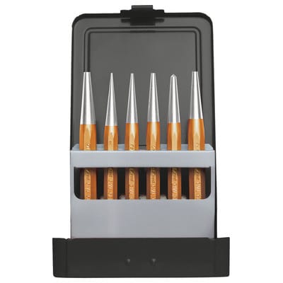 R90100006 Durchtreibersatz Ø 1-10 mm + Körner 6-teilig