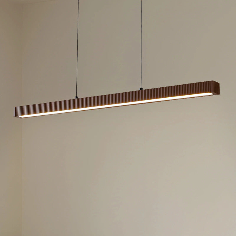 [gebraucht] B-ware Lucande Led-kronleuchter Emara Eiche Dunkel 115 Cm Dimmbar Cct 3000-6000 K