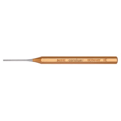 Splinttreiber, 1-teilig, 150x2mm, Stahl/Lackierung, Silber/Kupfer