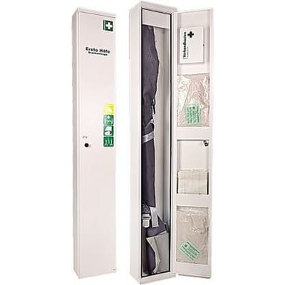 Stehschrank NovoLine 4 0601083 Erste-Hilfe Trage. weiß