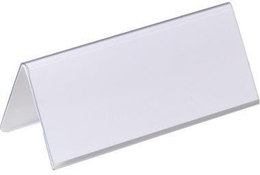 Tischnamensschild 805019 150x61/122mm tr 25er-Pack