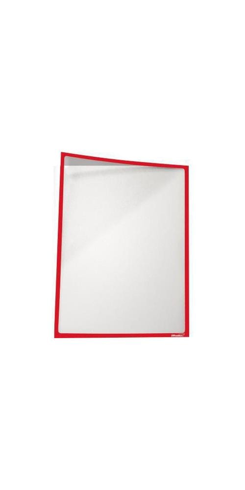 Infotasche 889005 DIN A4 magnetisch rot 5 Stück/Pack