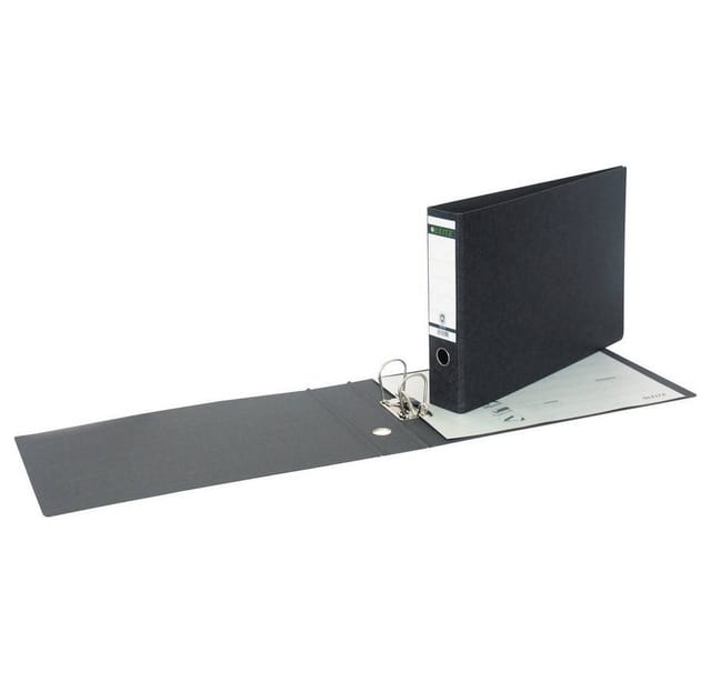 Ordner 10730000 DIN A3 quer 77mm Pappe schwarz