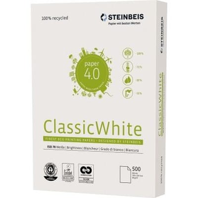 Kopierpapier ClassicWhite 521608010001 DIN A4 500 Blatt/Packung