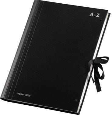 Vorordner 24211-04 DIN A4 A-Z 20 Fächer PVC/Hartpappe schwarz