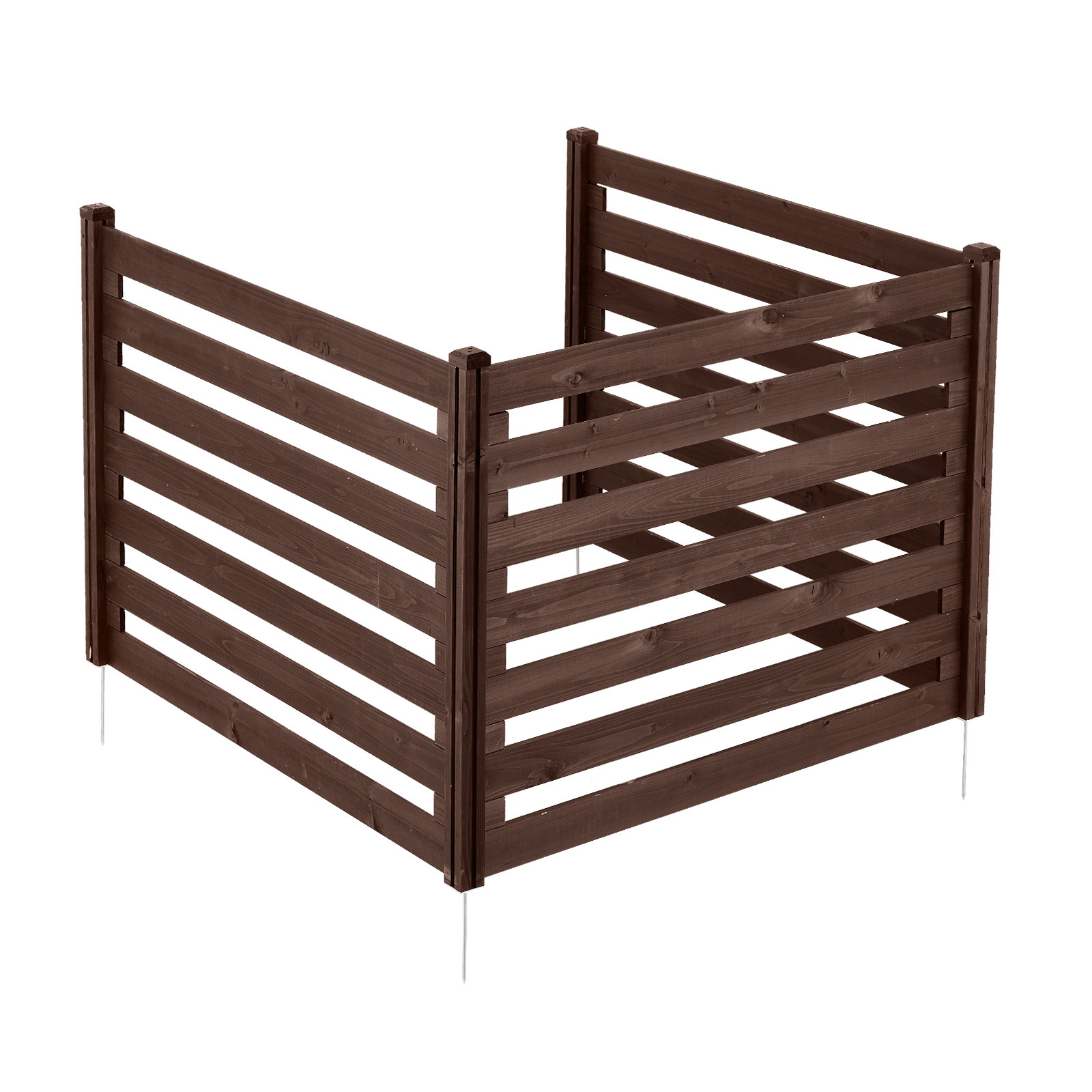 Mophorn 3-teiliges Sichtschutzzaun-set Für Klimaanlagen, 1230 X 945 Mm, Holzzaun Für Den Außenbereich, Mit Verstellbarem Winkel, Geeignet Für Außengeräte Wie Klimaanlagen Und Mülltonnen Im Garten