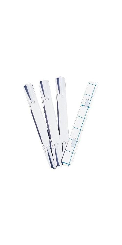 Heftstreifen 2x15cm selbstklebend weiß 100 St./Pack.