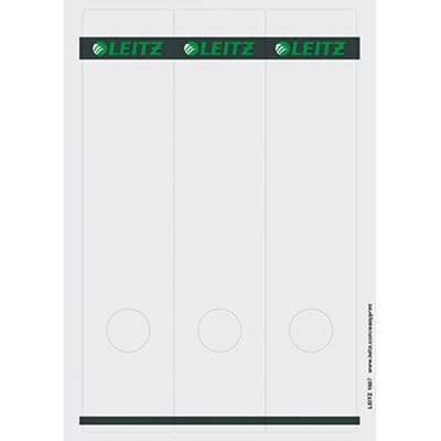 Ordneretikett 16870085 lang/breit Papier grau 75 St./Pack.